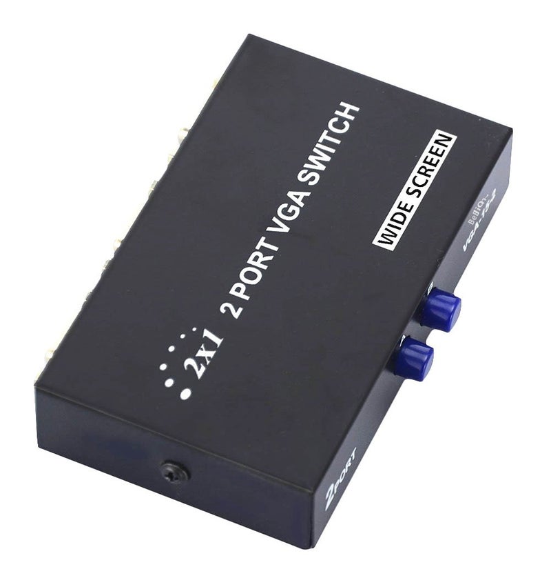 BeElion 2 Port 15 Pin Female(2 in/1 Out) VGA Switch Box for PC TV Monitor(Not for DDC, DDC2, DDC2B Monitor), Updated for Red Buttons - Image 5